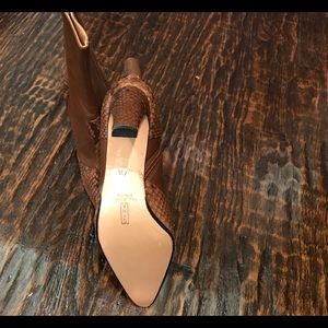 Gina Bacconi Shoes - Brand New - Never worn GINA Snake skin booties Gina Bacconi Shoes - Brand New - Never worn GINA Snake skin booties